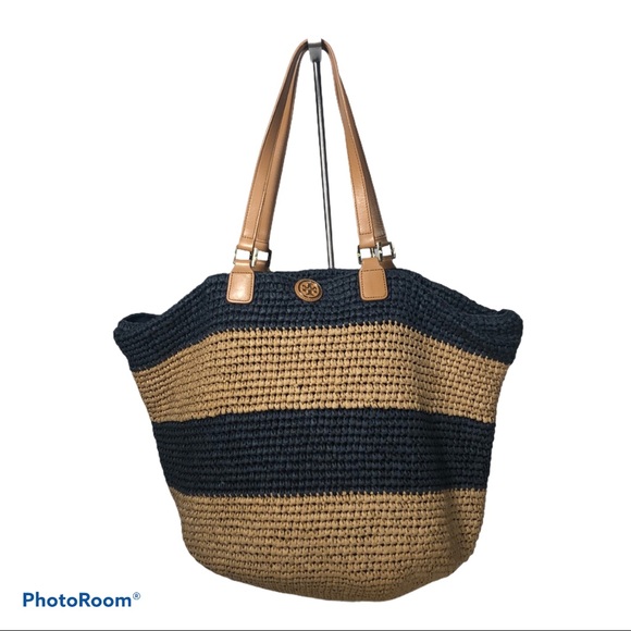 tory burch raffia bag